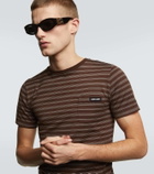 Miu Miu Logo oval sunglasses