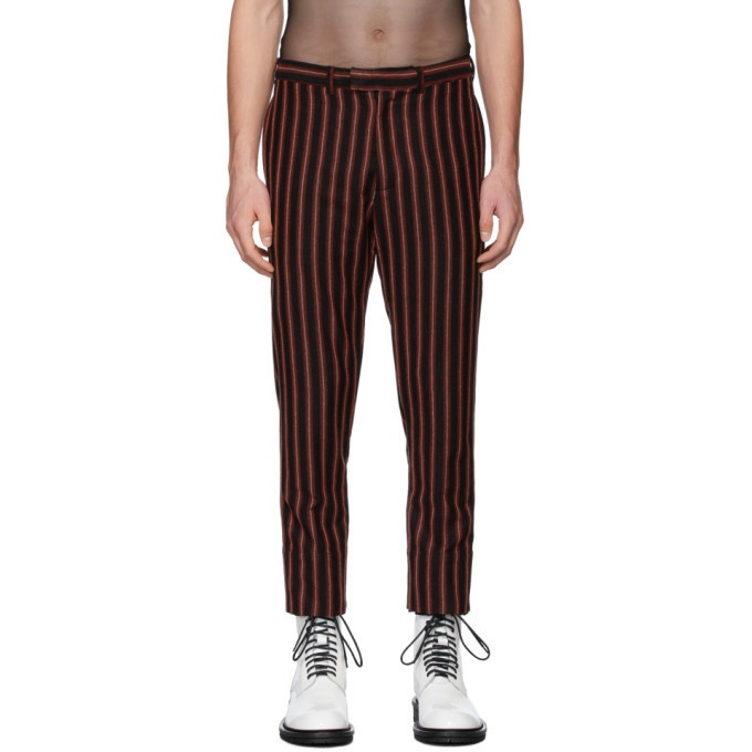 Photo: Ann Demeulemeester Black and Red Devonte Trousers