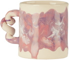 Harlie Brown Studio White & Purple Haze Wiggle Mug