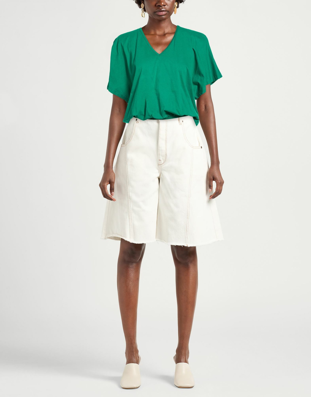 Jijil Womens T-shirt in Green