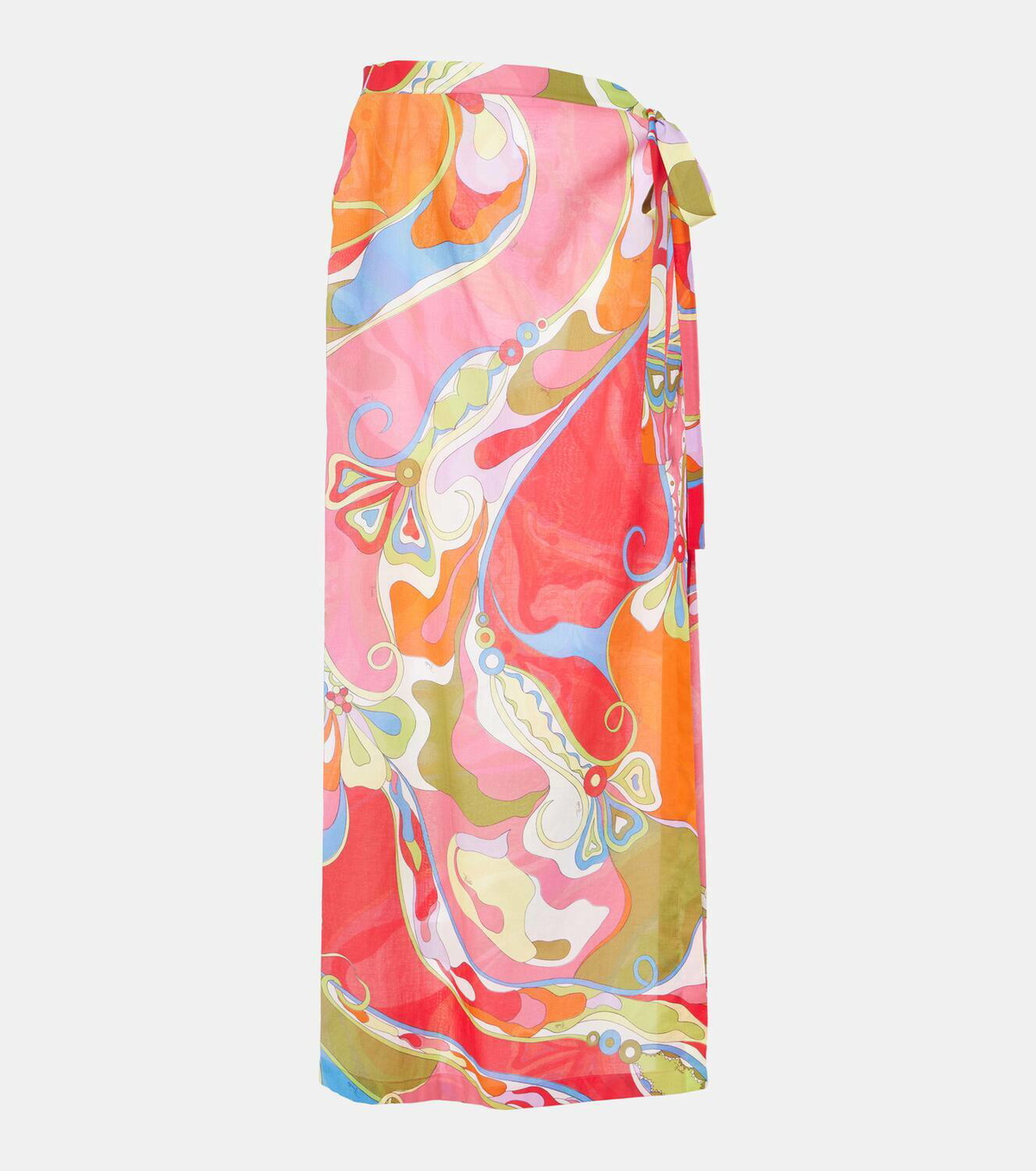 Pucci Orchidee cotton muslin beach cover-up Emilio Pucci