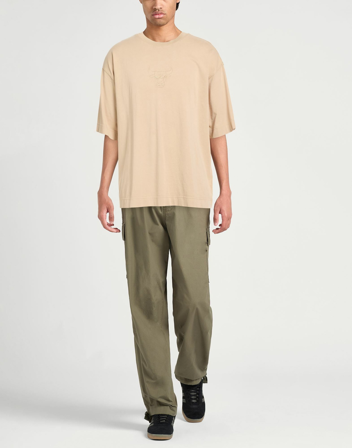 New Era Mens T-shirt in Beige