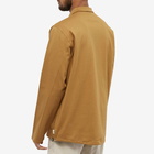 Kestin Men's Derby Half Zip Sweat in Tobacco Japanese Jersey