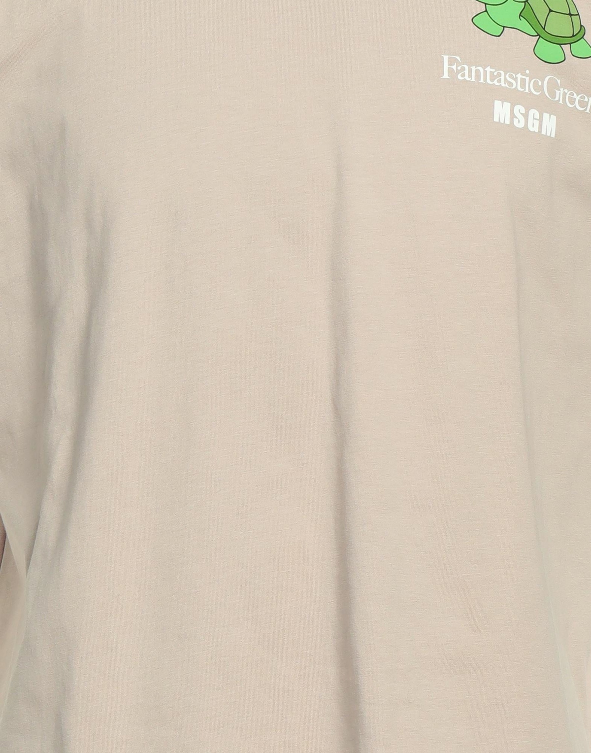 Msgm Mens T-shirt in Beige