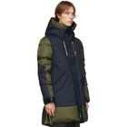 Mackage Green and Navy Down Simon Coat