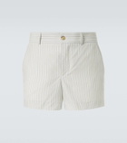 King & Tuckfield '70s striped shorts