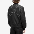 Alexander McQueen Men's Piping Harness Bomber Jacket in Black