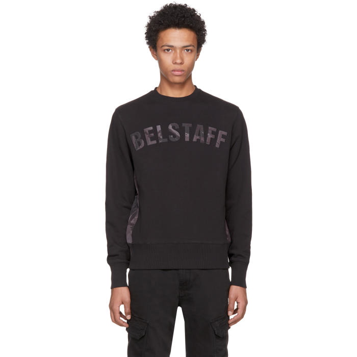 Photo: Belstaff Black Sophnet. Edition Grantley Sweatshirt