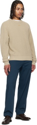 Hugo Beige Knit Cotton Sweater