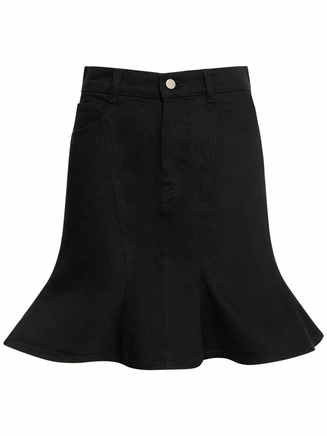 MARC JACOBS - Fluted Denim Mini Skirt