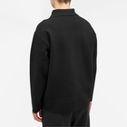 Auralee Men's Heavy Milano Quarter Zip in Black