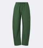 Leset Kyoto cotton wide-leg pants