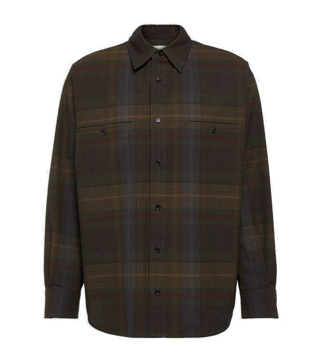 Lemaire Checked wool shirt Lemaire