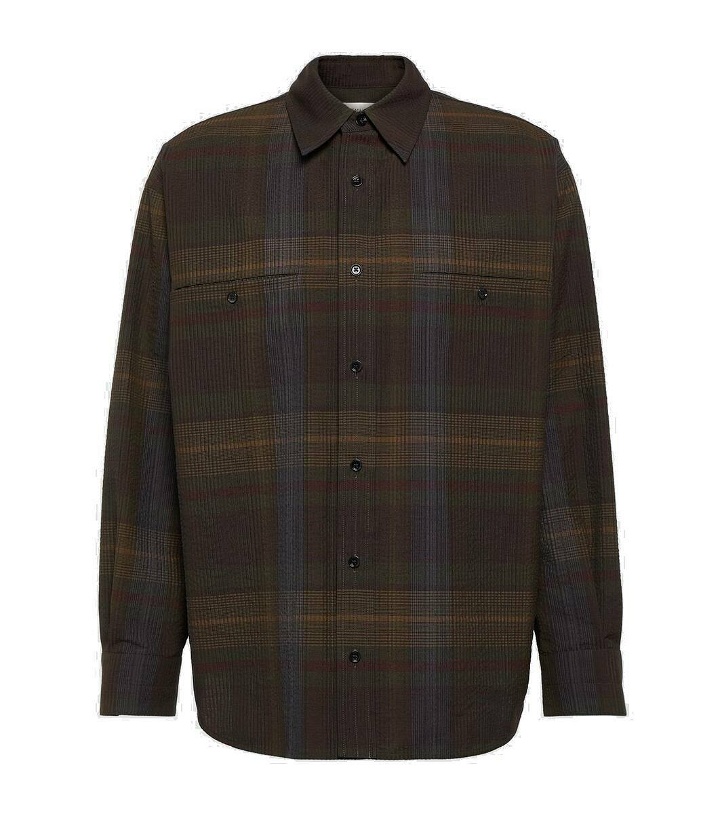 Photo: Lemaire Checked wool shirt