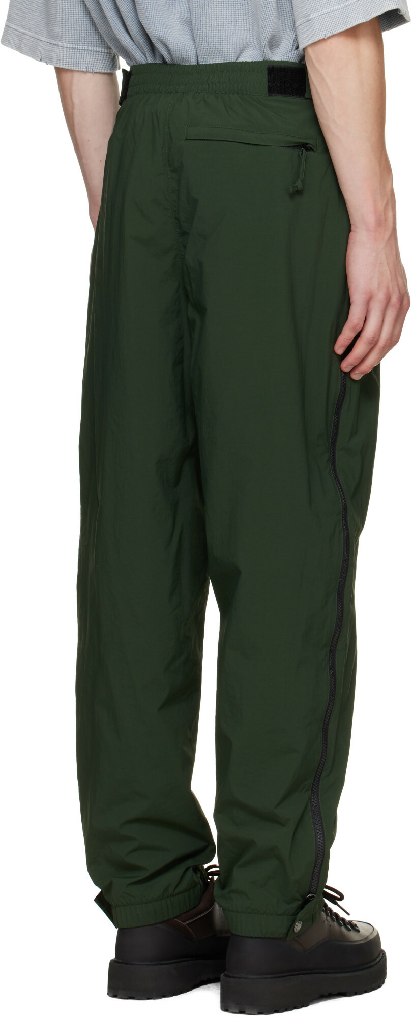 The North Face Green TNF Red Box Full-Zip Sweatpants