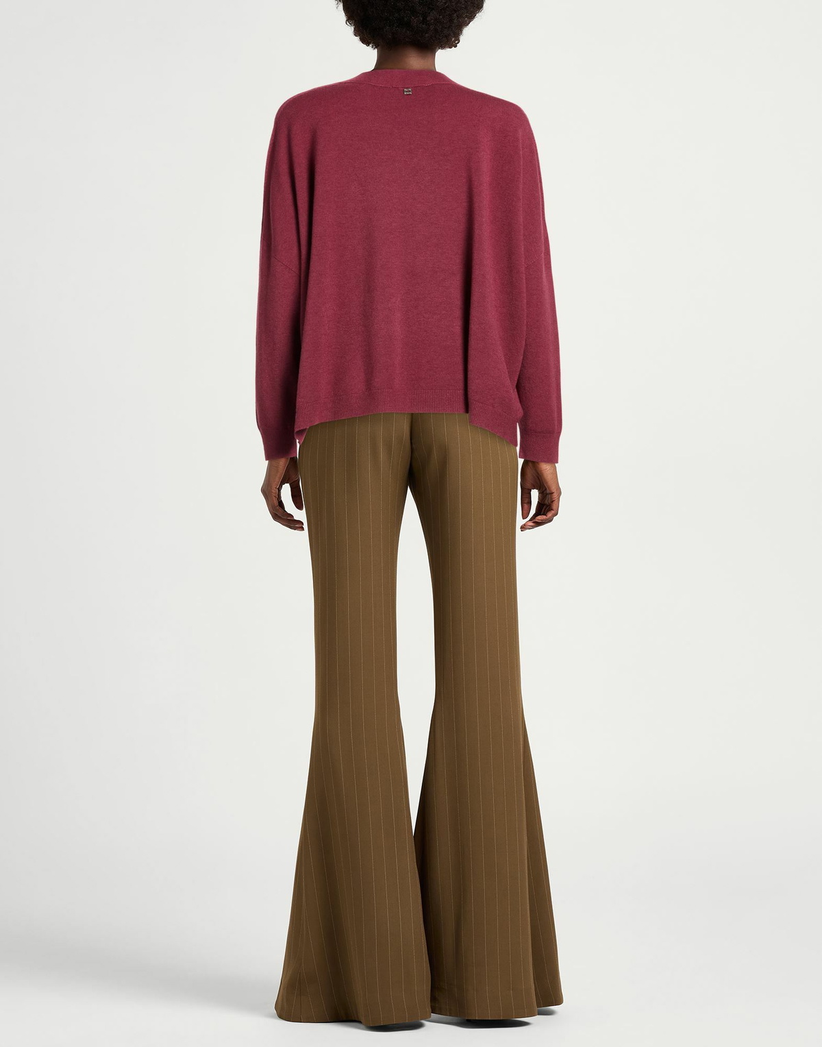 Manila Grace Womens Sweater Garnet