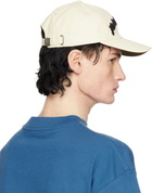 Palm Angels Off-White Curved Logo Cap