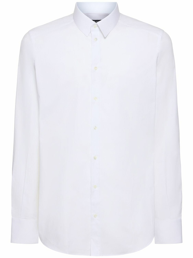 Photo: DOLCE & GABBANA Stretch Cotton Poplin Shirt