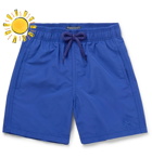 Vilebrequin - Boys Ages 10 - 12 Jim Water-Reactive Swim Shorts - Blue