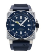 Bell and Ross BR03-92 BR0392-D-BU-ST/SRB