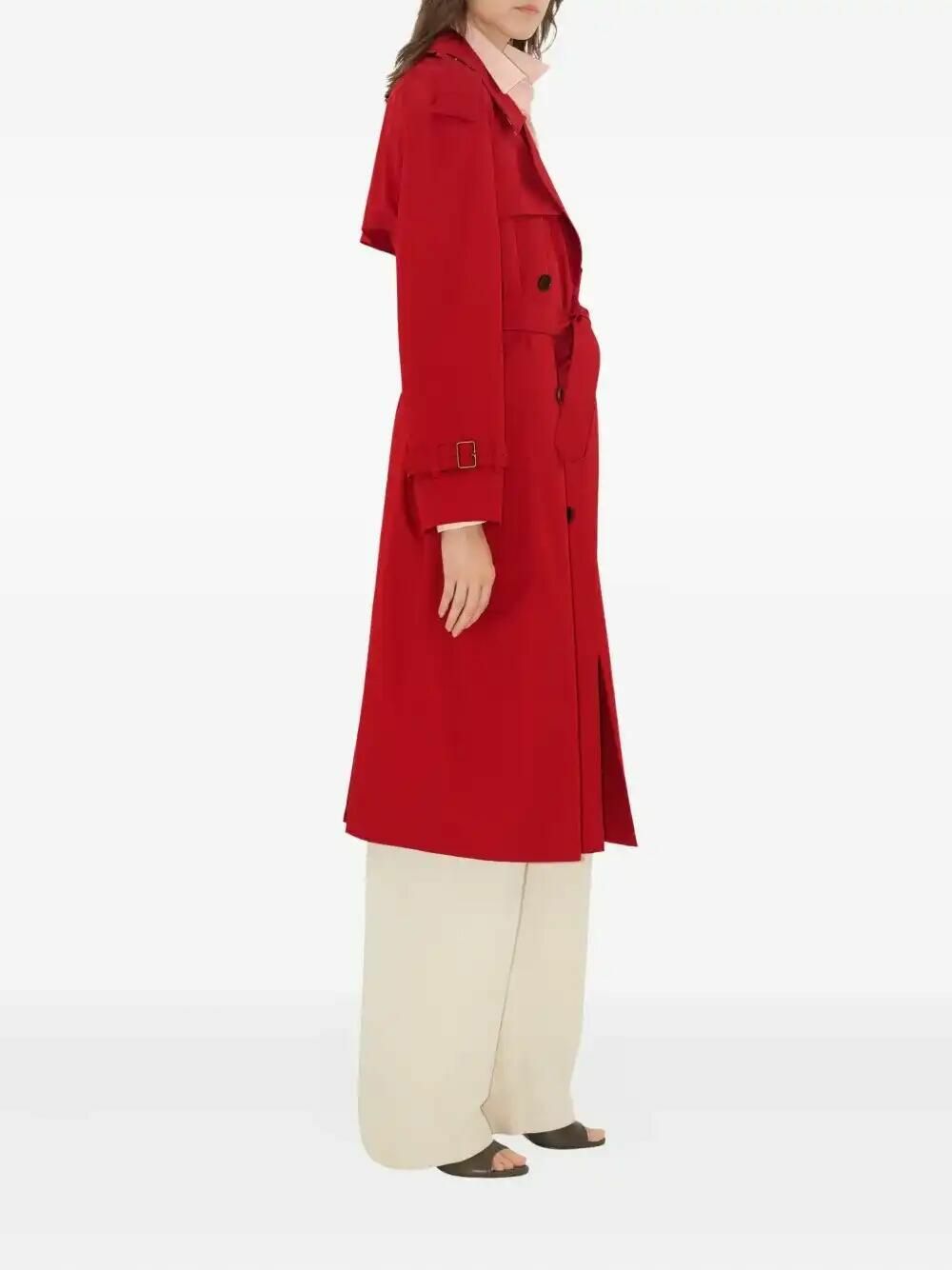 BURBERRY レッド チェスターコート UK6 Burberry Castleford Trench Coat Burberry