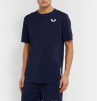 CASTORE - Sampson Stretch Tech-Jersey and Mesh T-Shirt - Blue