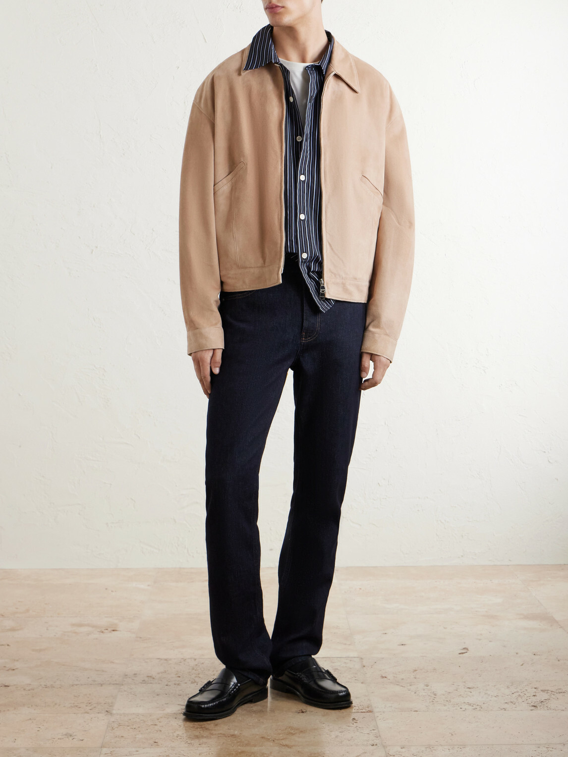 FRAME - Modern Straight-Leg Jeans - Blue