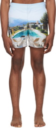 Orlebar Brown Blue Bulldog Swim Shorts