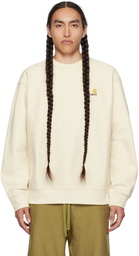 Carhartt Work In Progress Off-White American Script Sweatshirt