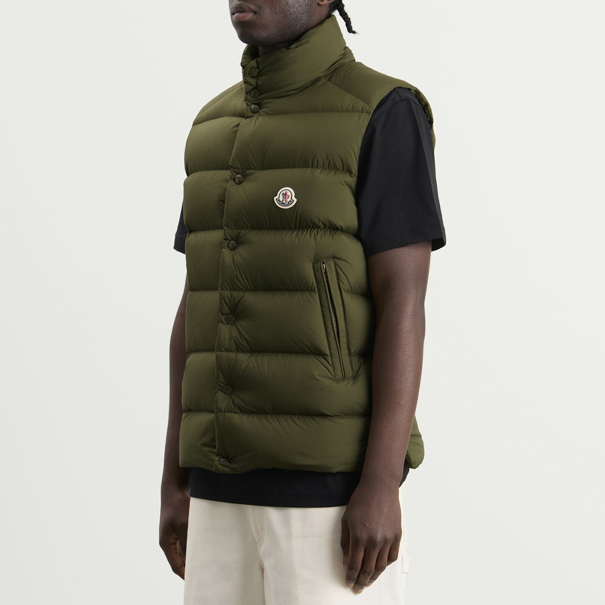 Moncler Men's Tibb Vest in Green