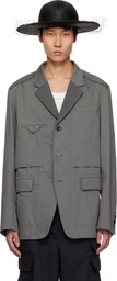 UNDERCOVER Gray UP1E4103 Blazer