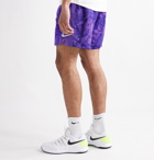 Nike Tennis - NikeCourt Flex Slam Belted Shell Tennis Shorts - Purple