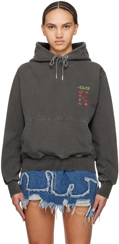 Photo: Andersson Bell Gray Hearts Card Hoodie