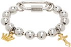 IN GOLD WE TRUST PARIS Silver & Gold Lordly Punk Bracelet