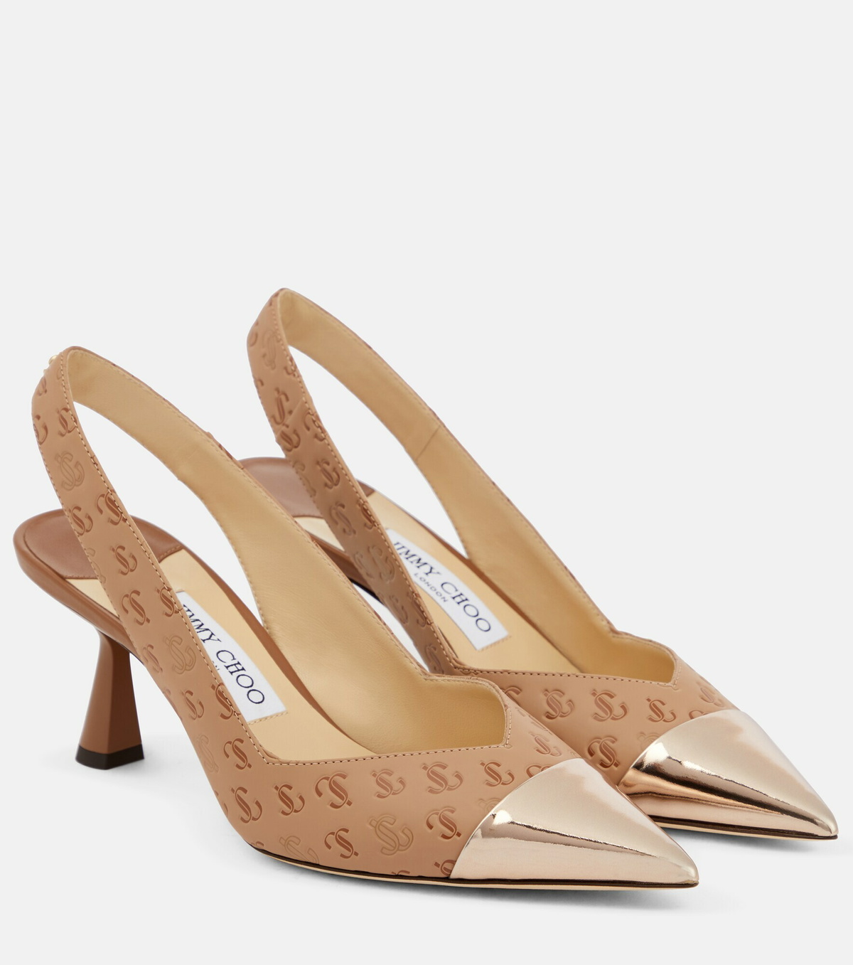 Jimmy Choo - Liya 65 embossed faux leather pumps Jimmy Choo