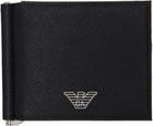 Emporio Armani Black Logo Plaque Wallet