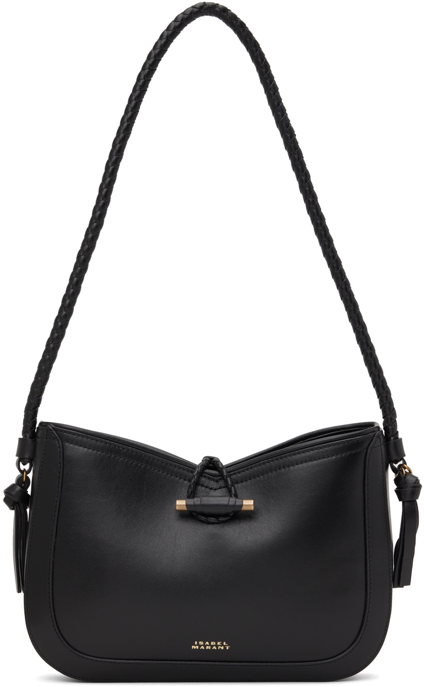 Samara Medium Suede Bucket Bag in Black - Isabel Marant