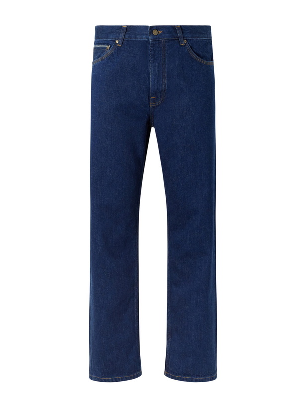Photo: NN07 - Otis 10075 Straight-Leg Organic Jeans - Blue