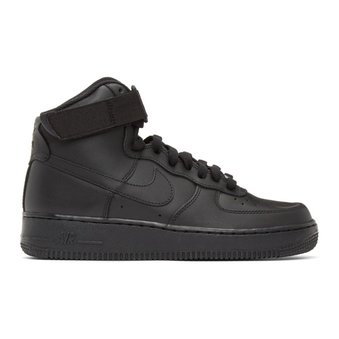 Photo: Nike Black Air Force 1 High 07 Sneakers