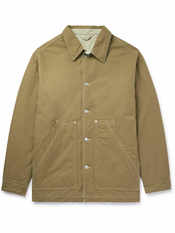 Photo: Isabel Marant - Lawrence Cotton-Canvas Overshirt - Neutrals