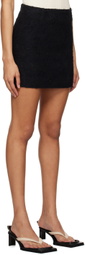 WYNN HAMLYN Black Valerie Miniskirt
