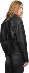 ADER error Black Product. 22 Leather Jacket