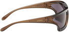 LOEWE Brown Arch Mask Sunglasses