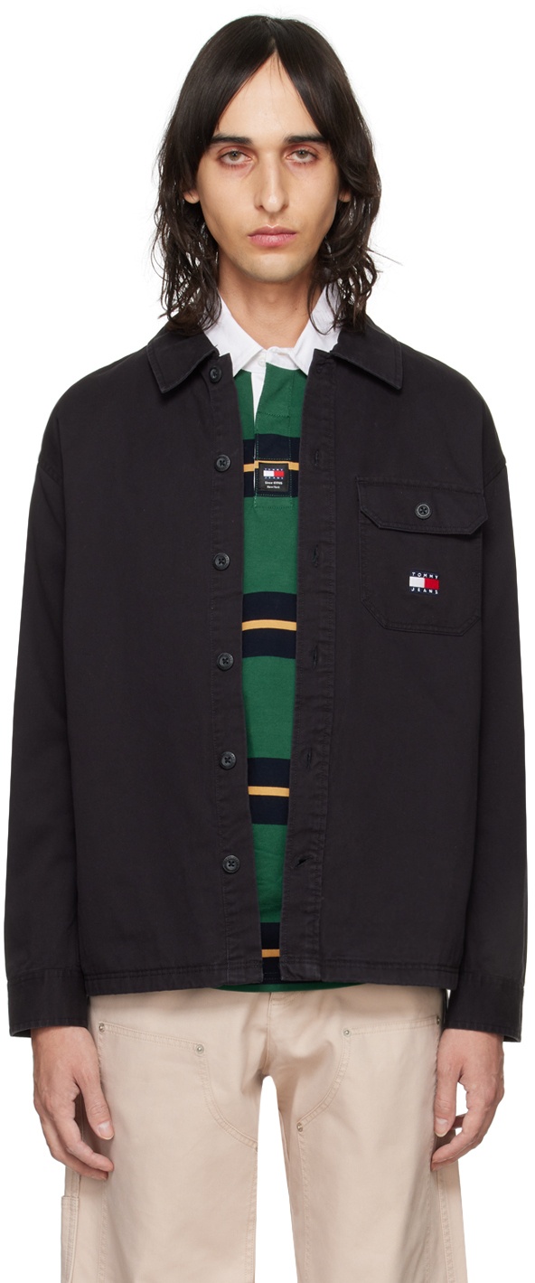 Photo: Tommy Jeans Black Embroidered Shirt