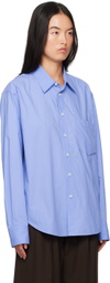 Recto Blue Gigo Oversized Shirt