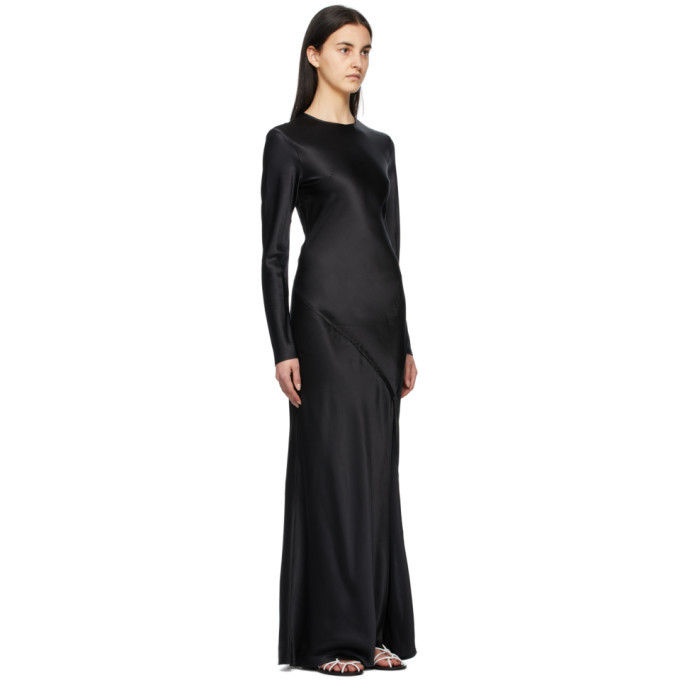 sir black silk dress Rent Sir the Label Aries Lace Trimmed Silk Gown
