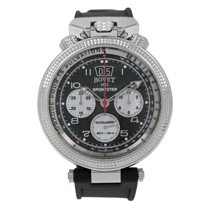 Photo: Bovet Sportster Automatic Black Dial Mens Watch SP0487