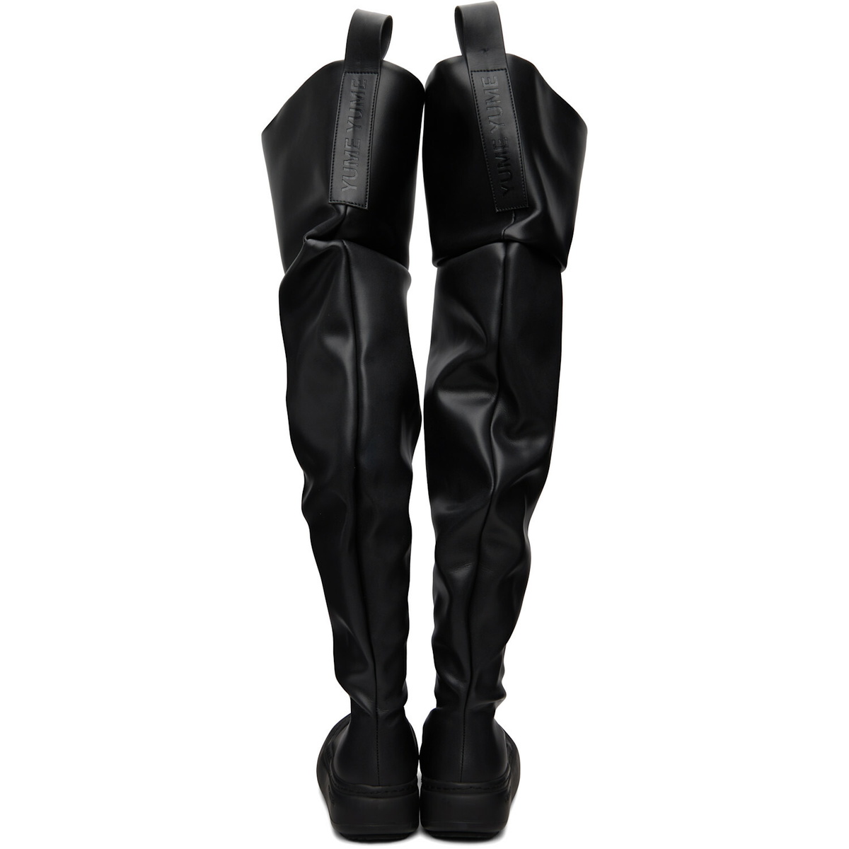 YUME YUME Black High Fisherman Tall Boots