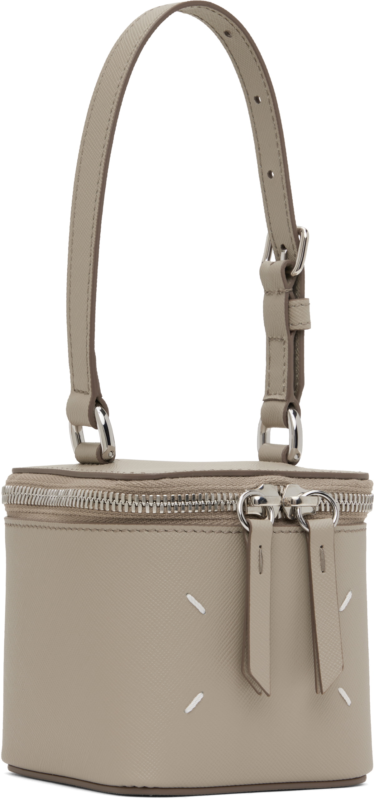 Maison Margiela Taupe Mini Box Bag Maison Margiela