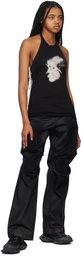 We11done Black Halter Tank Top